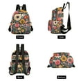 thumbnail image 4 of FORMRS Mini Backpack Purse for Women Travel Daypack Casual Shoulder Bag, Large Colorful Flowers, 4 of 7