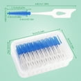 160Pcs Interdental Brush Toothpick Soft Silicone Tooth Picks Comfy