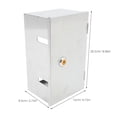 thumbnail image 2 of GOOHOCHY Weatherproof Lockable Switch Cover 2-Gang Stainless Steel Electrical Outlet Protection Box Outlet Security Box for Protecting Wall Sockets, 2 of 8