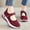 Red, variant on Xysaqa Slip on Work Shoes Women, Dress Shoes for Women Women's New Large Size Casual Mesh Slip-on Women's Shoes Soft Sole Breathable Fashion Mother Shoes Work Office Shoes Womens on Clearance
