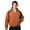 Jaffa Orange/Black, variant on Monterey Club Men's Microfiber Suede Raglan Jacket #1710