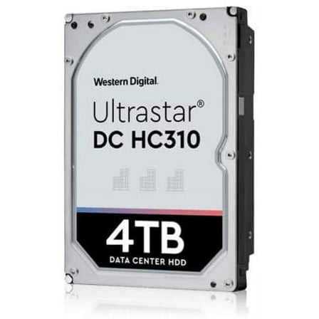 HGST/WDC HUS726T4TAL5204 3.5" 4TB SAS 12Gb/s 7.2K RPM 256M 0B36048 512e SE Hard Drive