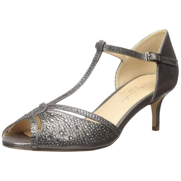 Paradox London Pink womens Seva Pump, Pewter, 8 Wide US