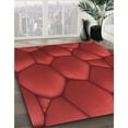 thumbnail image 3 of Ahgly Company Machine Washable Indoor Rectangle Transitional Red Area Rugs, 2' x 5', 3 of 7