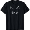 thumbnail image 1 of Playera para Mujer con Bigotes de Gato y Diseño de Amante, 1 of 5