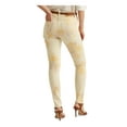 thumbnail image 2 of LAUREN RALPH LAUREN Womens Beige Zippered Pocketed Skinny Ankle Floral High Waist Jeans 12, 2 of 3