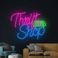 thumbnail image 4 of Handmadetneonsign Thrift Shop Neon Sign, Thrift Shop Wall Art Decor, Open Shop Store Wall Decor, 4 of 5