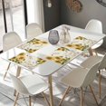 thumbnail image 4 of Placemats Set of 4, Sunflower Place Mats Retro Floral Dragonfly Tablemats Washable Placemat Table Decoration for Kitchen Table Dinner Party Home Decor Indoor Outdoor 13x19 Inch, 4 of 9