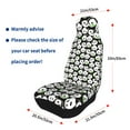 thumbnail image 6 of Haiem Panda Bear Printed Car Seat Covers Set of 2, Universal Fit Car Seat Covers,Protective Seat Covers,Comfortable Car Seat Covers, Easy Installation Seat Covers, 6 of 9