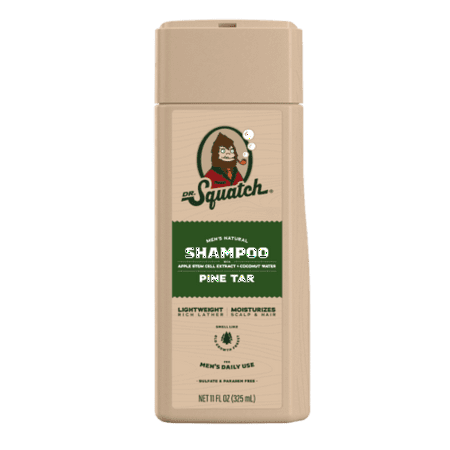 Pack of 2 - Dr. Squatch Pine Tar Shampoo 11 fl oz Packaging May Vary