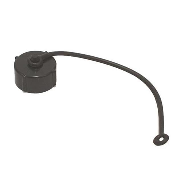 T10201D 0.75 In. Garden Hose Cap, Black