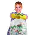 thumbnail image 3 of 39 Gallon 1.0 MIL Clear Drawstring Trash Bags - 33" x 40" - Pack of 70 - For Lawn & Leaf, 3 of 4
