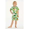 thumbnail image 4 of Hawaii Hangover Boy Aloha Luau Shirt Cabana Set in Vintage Tropical Toile, 4 of 5