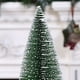 thumbnail image 5 of Cepillo para Botellas Árboles Navidad Cedro Con Base Escritorio Artificial Adornos Escarcha Nieve Reutilizable Fiesta Navideña Mesa Blanco Verde, 5 of 8