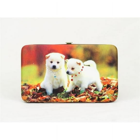 Hearty Trendy FWD-01 Puppy Autumn Picture Frame Wallet