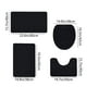 thumbnail image 3 of Juego de 4 Alfombrillas de Baño de Espuma | Alfombras de Baño de Terciopelo Suave | Base de Goma Antideslizante | Almohadillas Absorbentes de Agua Gruesas | Lavables a Máquina | Cómodas Alfombrillas, 3 of 6