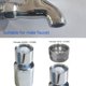 thumbnail image 4 of Aireador de grifo BOARNE giratorio 360° con 3 adaptadores, 4 of 5