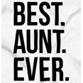 thumbnail image 2 of Best Aunt Ever Cute Favorite Auntie Womens Fitted Plus Size Graphic Tee Brisco Brands 2X, 2 of 5