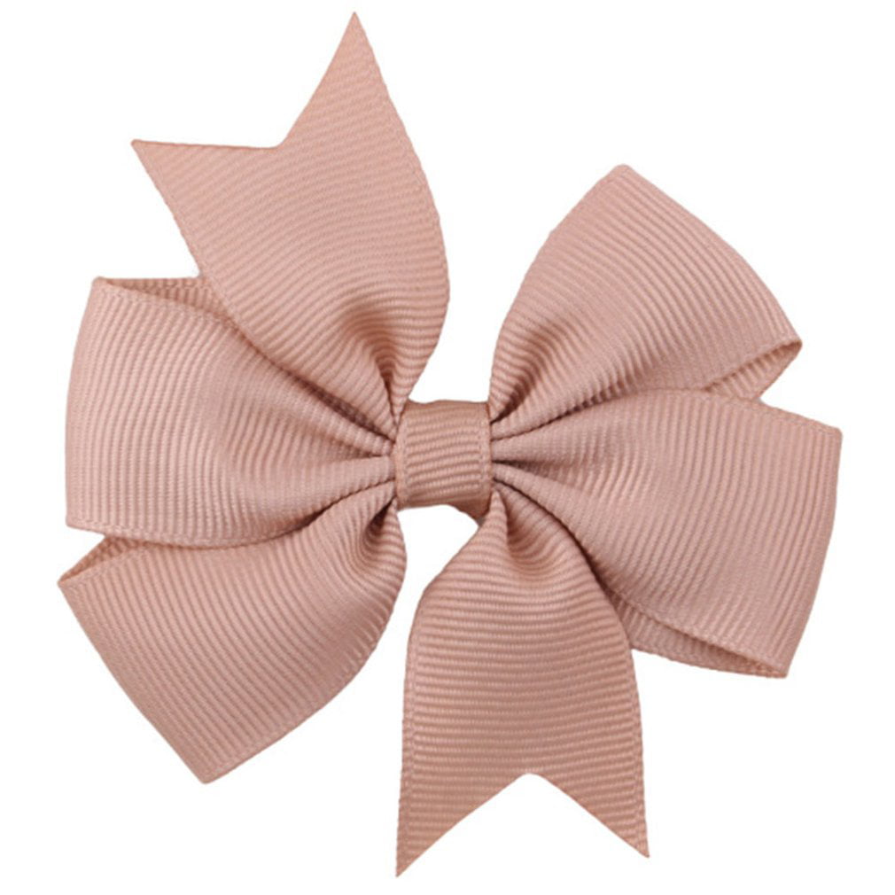 6 Inch Ribbon Hair Bow With Clip For Girl Boutique Hair Accessory Knot Grosgrain 