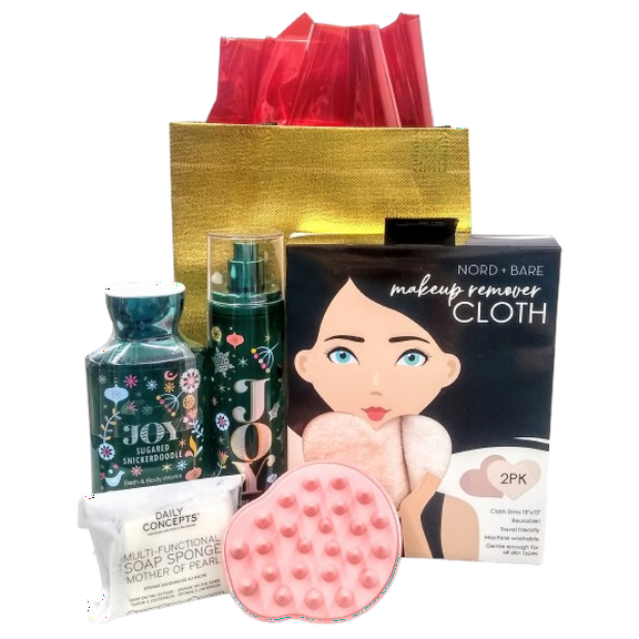 Bath & Body Works Sugared Snickerdoodle 5 Piece Gift Bag - Custom Limited Edition Set