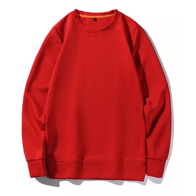Sudadera Cuello Redondo Color Sólido Sudadera Hombre Y Mujer