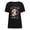 Black, variant on Womens Graphic Print T Shirts Pattern Design Crewneck Casual Short Sleeve Loose Fit Tops Trendy Fashion Tee Pullover Daily Wear