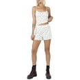 thumbnail image 2 of Women Y2k Floral Print Shorts Set Summer 2PCS Outfit Sleeveless Backless Crop Camisole + High Waist Shorts, 2 of 6