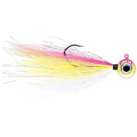 VMC Moon Tail Jig 3/8 Pink Fire UV