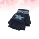 thumbnail image 2 of EeaseMX 1 par de guantes de invierno para niños, guantes cálidos con dibujos animados y protección contra el frío para niños pequeños (apto para niños de 2 a 8 años, azul marino), 2 of 7
