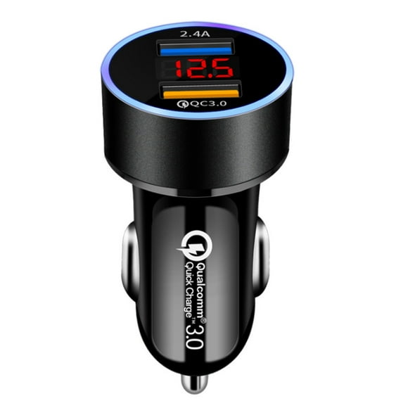 Car Charger - Quick Charge 3.0 Dual USB 5.4A/30W Fast Car Charger Adapter