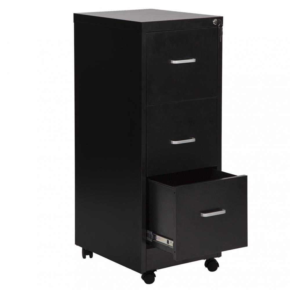 3 drawer filing cabinet with lock