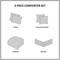 thumbnail image 5 of Lorelai Cotton Printed 6 Piece Comforter Set Multi Cal King, 5 of 5