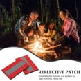 thumbnail image 3 of 2Pcs Professional Clothing Safety Patch Outdoor Clothes Reflective Patch Backpack Reflective Patch, 3 of 6