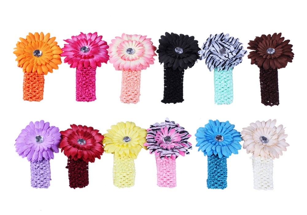 baby flower clips