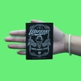 thumbnail image 2 of Men's Warrant Louder Harder Faster Woven Patch Black, 2 of 2