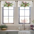 thumbnail image 3 of LALILO Kitchen Curtain Valance Exotic Birds Pink Flamingo Rod Pocket Window Curtain 52"x 18" Set of 2, 3 of 5