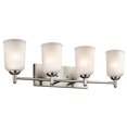 thumbnail image 1 of Kichler 45575NI Shailene 4 Light Bath Light, Brushed Nickel, 1 of 1