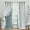 Mint Green, variant on CAILDANL Double Layer Indoor Curtains, Sheer and Room Darkening Blackout, Grommet Top, Energy Efficient, 2-Pack Set, 52"x84", Rose Blush