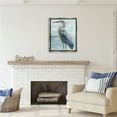 thumbnail image 2 of Stupell Industries Heron Bird on Beach Animals & Insects Painting Gray Floater Framed Art Print Wall Art, 25 x 31, 2 of 9