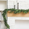 thumbnail image 5 of Guvpev 9FT Artificial Christmas Cedar Garland - Realistic Cedar Pine Needles Greenery Garland Christmas Decoration for Home, Table, Mantel, Wall, Winter, Stairs, Indoor Outdoor Holiday Party Decor, 5 of 9