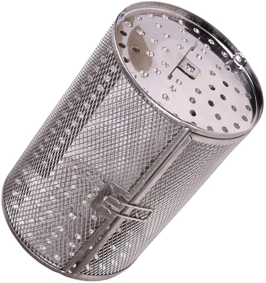 Roast Basket Stainless Steel Roasting Cage Roaster Drum Oven Basket Baking Rotary for Peanut