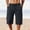 Gray, variant on CIAKGIAF Capris for Men Casual Drawstring, Elastic Waist with Pockets Sporty 7/8 Length Pants Black L