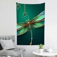 thumbnail image 6 of Creowell Dragonfly Jewelry Illustration Wall Hanging Tapestry 100% Polyester 40*60in, 6 of 6