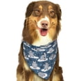 thumbnail image 6 of Naloa Snow Penguin Dog Bandanas 1PC Washable Triangle Dog Scarfs Premium Durable Fabric, for Small Medium Large Dogs and Cats, 6 of 6