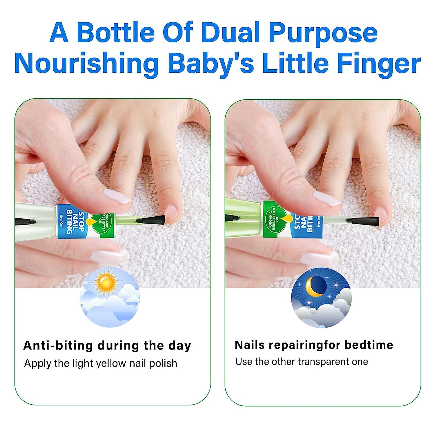 NO Finger Nail Biting Treatment for Adults Kids Stop Anti Bite Polish  Deterrent | eBay