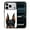 Black Rust Doberman Pinscher Dog, variant on WIRESTER Shockproof Soft Rubber Cover Case for Apple iPhone 17 Pro 6.3" 2025, Animal Black Miniature Schnauzer Dog On Light Blue Background