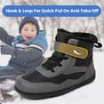 thumbnail image 5 of Fadezar Kids Snow Boots Boys Girls Lightweight Winter Boots Warm Barefoot Shoes for Toddler Kid, 5 of 6