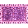 thumbnail image 1 of Ahgly Company Indoor Rectangle Oriental Pink Traditional Area Rugs, 6' x 9', 1 of 4