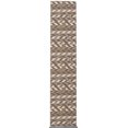 thumbnail image 1 of ECARPETGALLERY Bellisima Dark Brown Kitchen Mat, Runner 2'2" x 12'0", 1 of 9