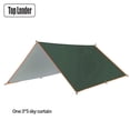 thumbnail image 3 of 3x5m Beach Sun Shelter Tarp Tent Shade Waterproof Tarp Tent Outdoor Sun Shelter Camping Tourist Tarp, 3 of 5